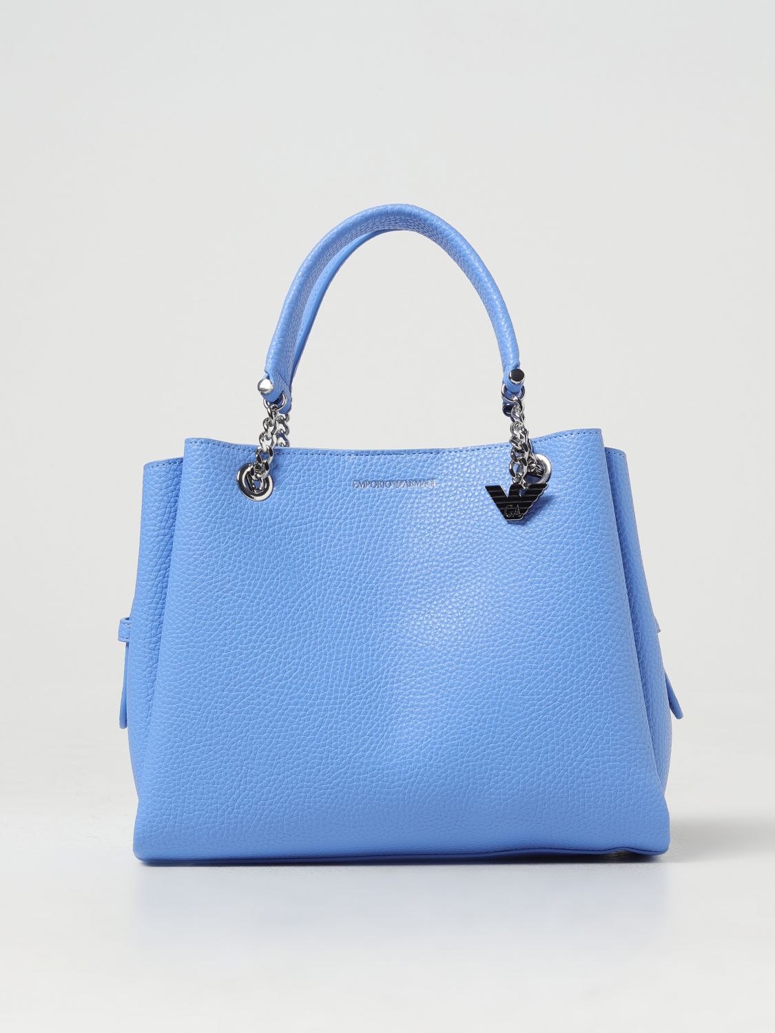 Emporio Armani Tote Bags  Woman Colour Gnawed Blue