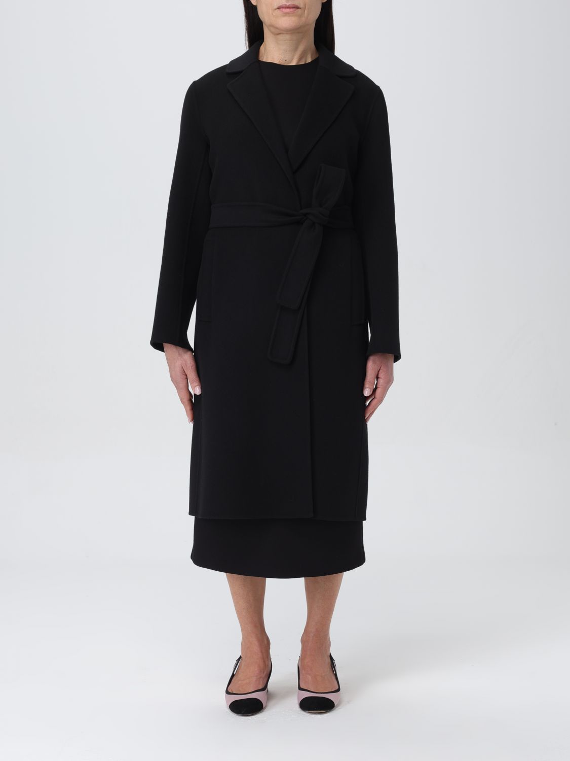 Shop 's Max Mara Coat  Woman Color Black
