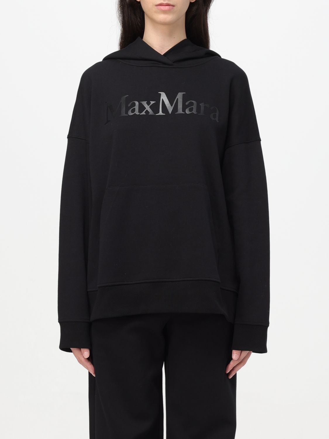 's Max Mara Sweatshirt  Woman Color Black