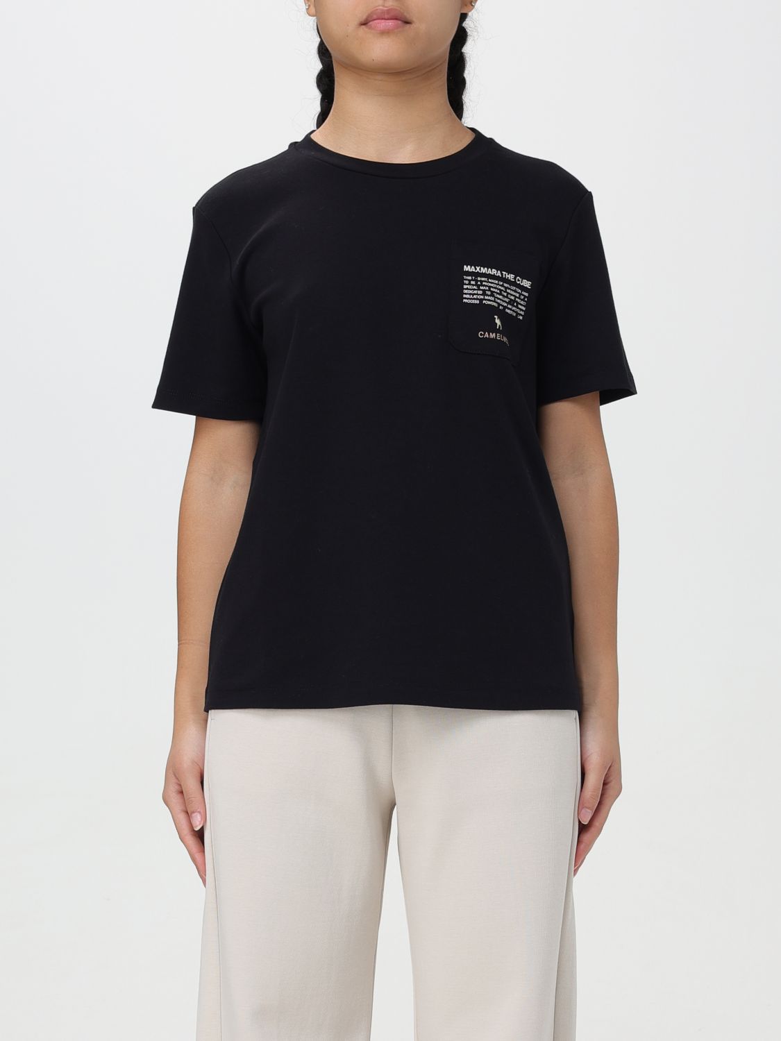 Shop 's Max Mara T-shirt  Woman Color Black