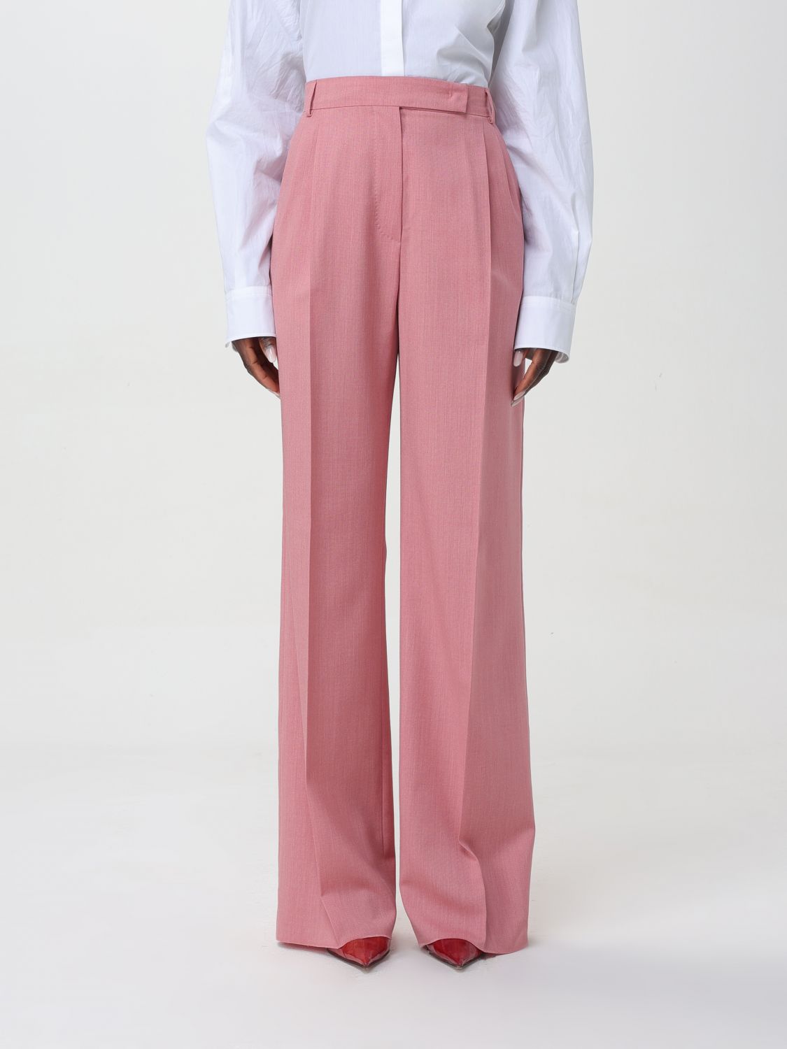 Shop Max Mara Pants  Woman Color Pink