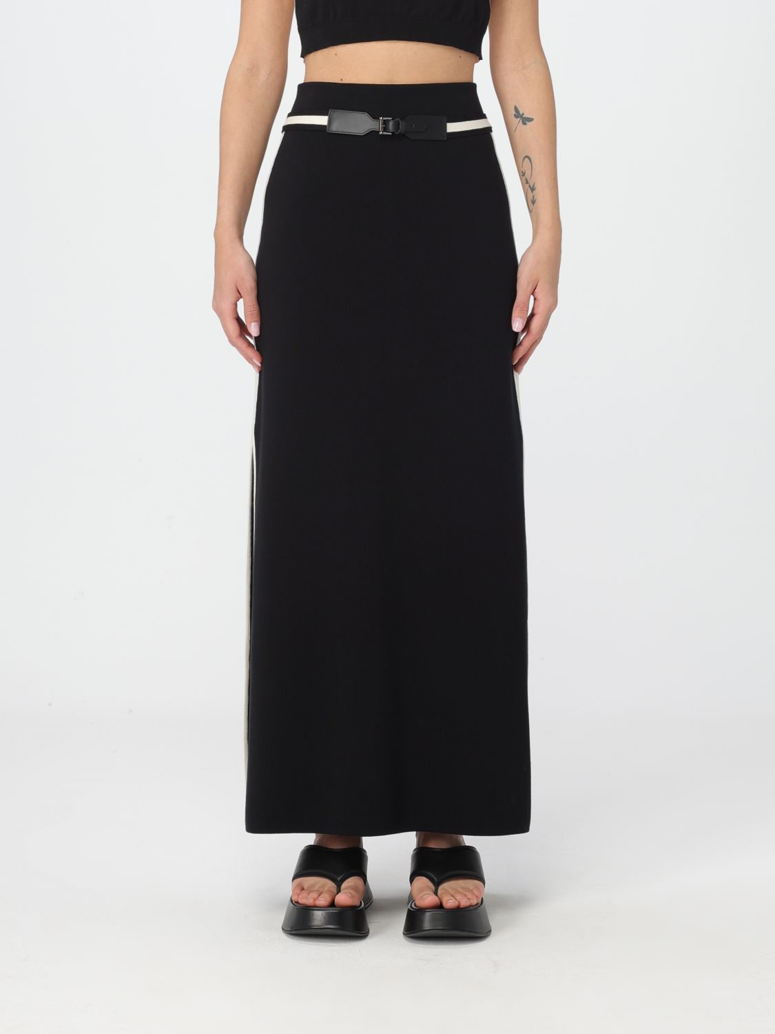 Shop Max Mara Skirt  Woman Color Black