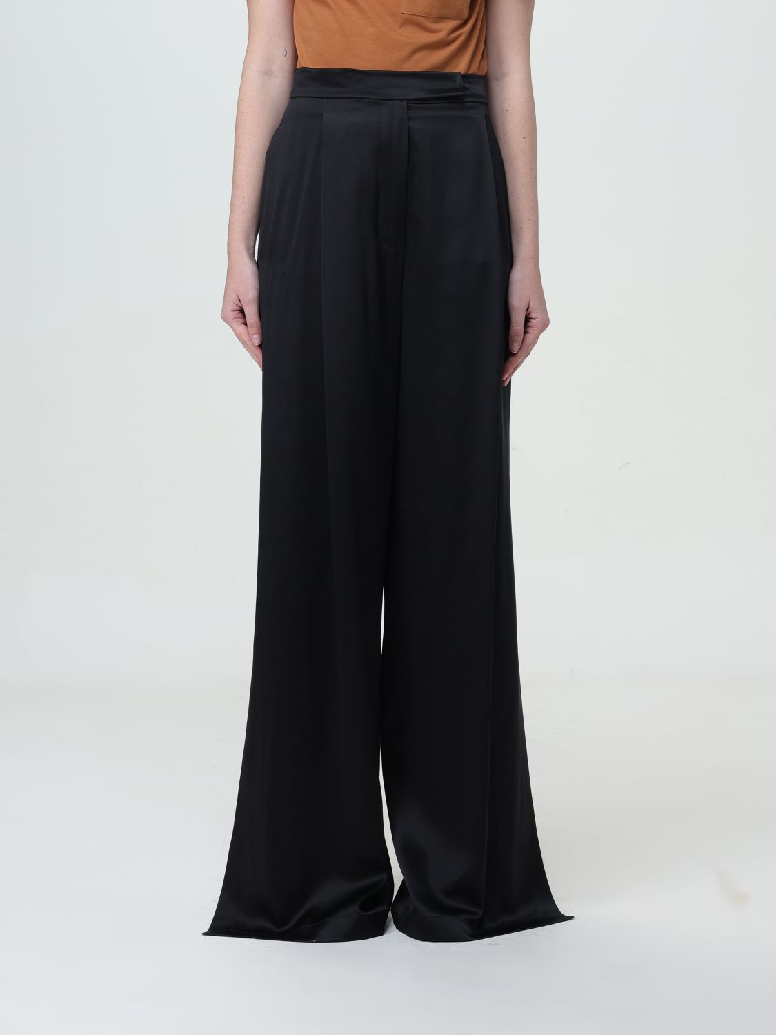 Shop Max Mara Pants  Woman Color Black