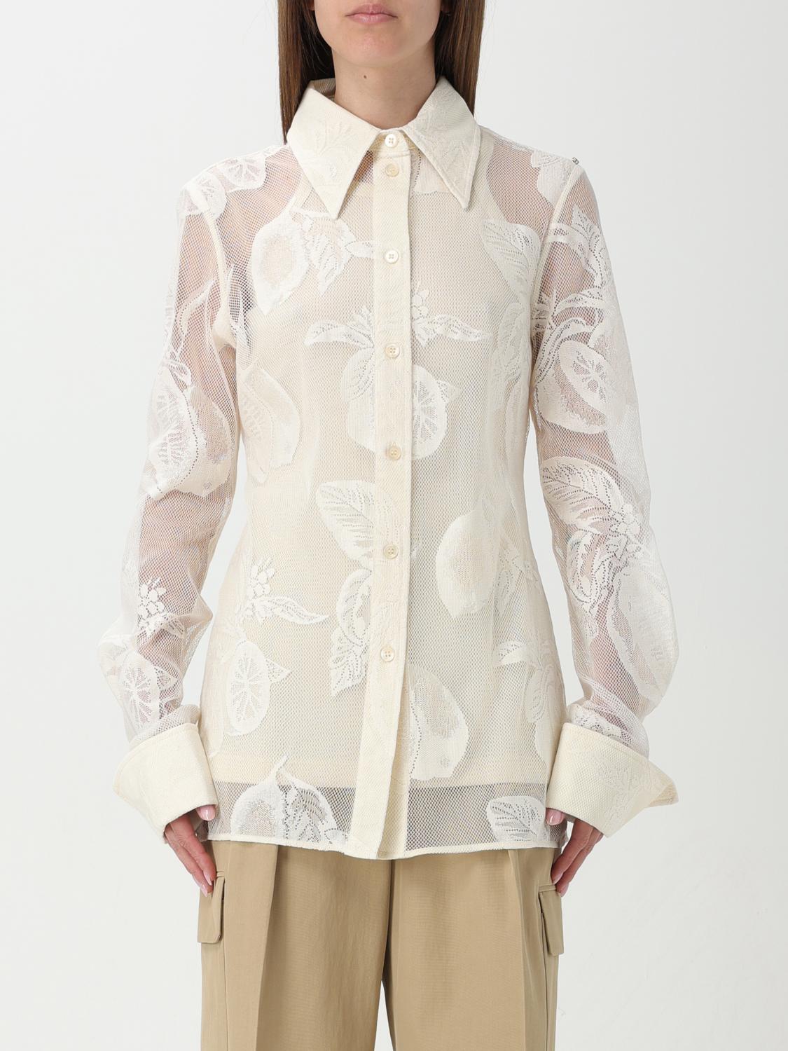 Shop Sportmax Shirt  Woman Color White