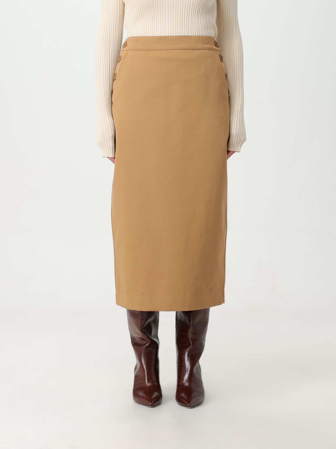 Max Mara Skirt  Woman Color Leather
