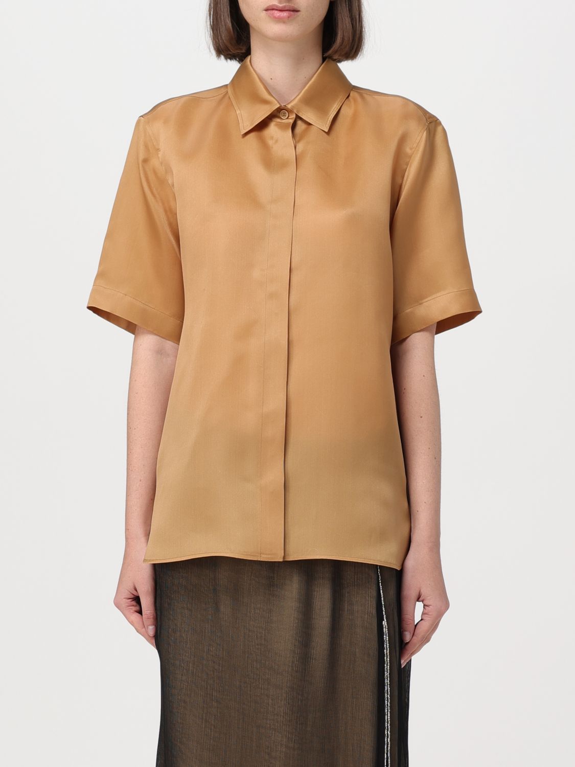 Max Mara Shirt  Woman Color Leather