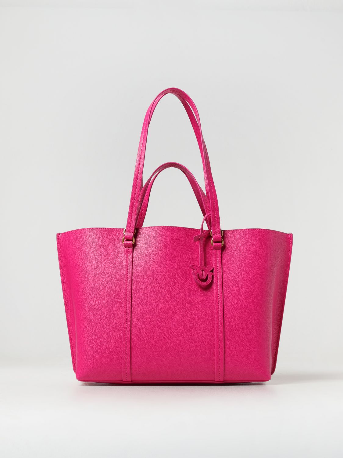 Shop Pinko Tote Bags  Woman Color Fuchsia