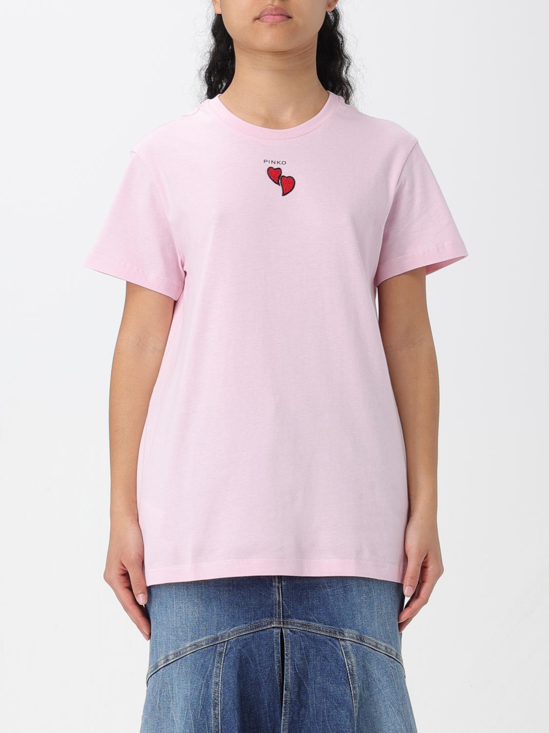 Shop Pinko T-shirt  Woman Color Pink