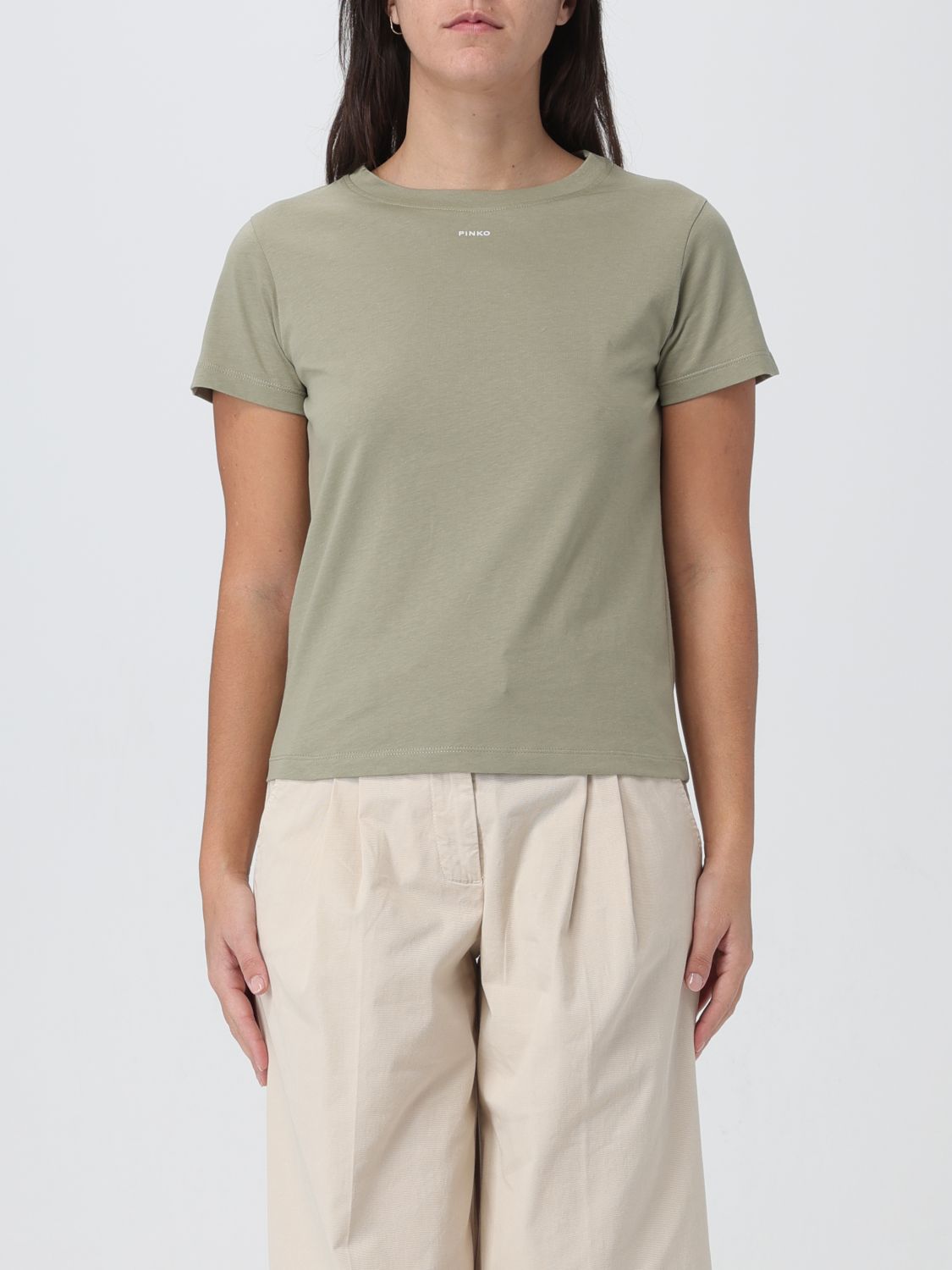 Pinko T-shirt  Woman Color Green