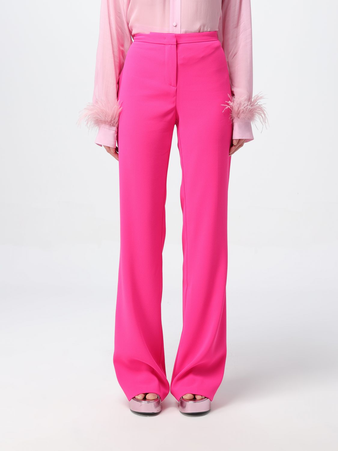 Pinko Trousers  Woman In Fuchsia
