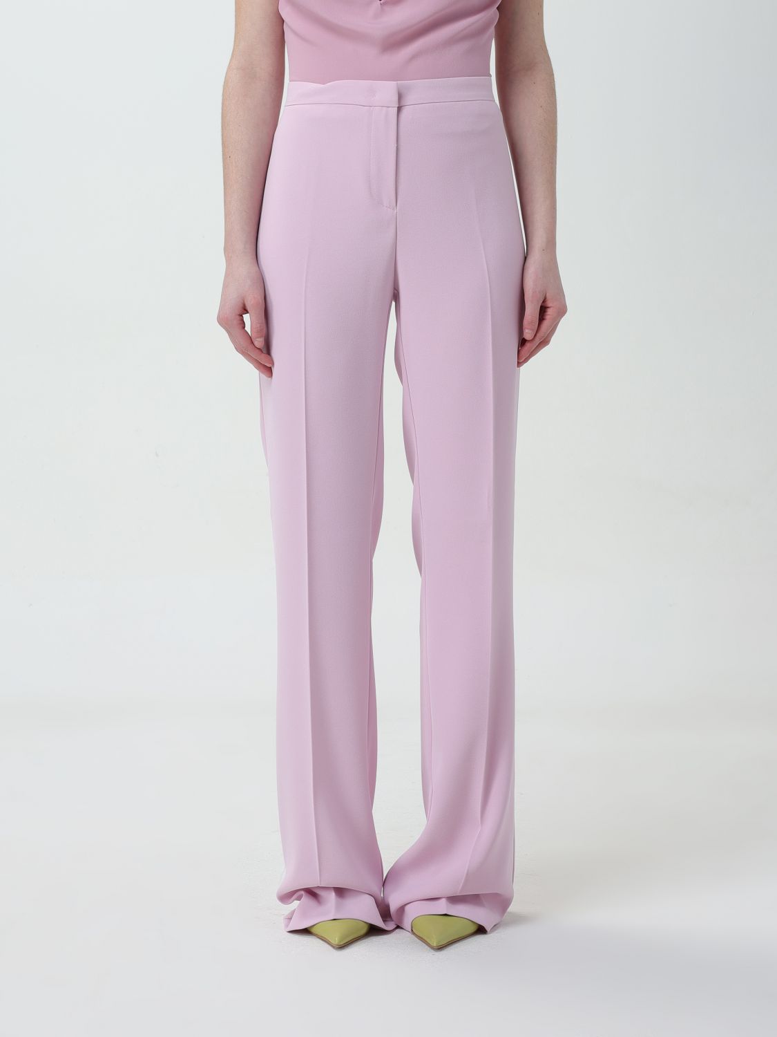 Shop Pinko Pants  Woman Color Blush Pink