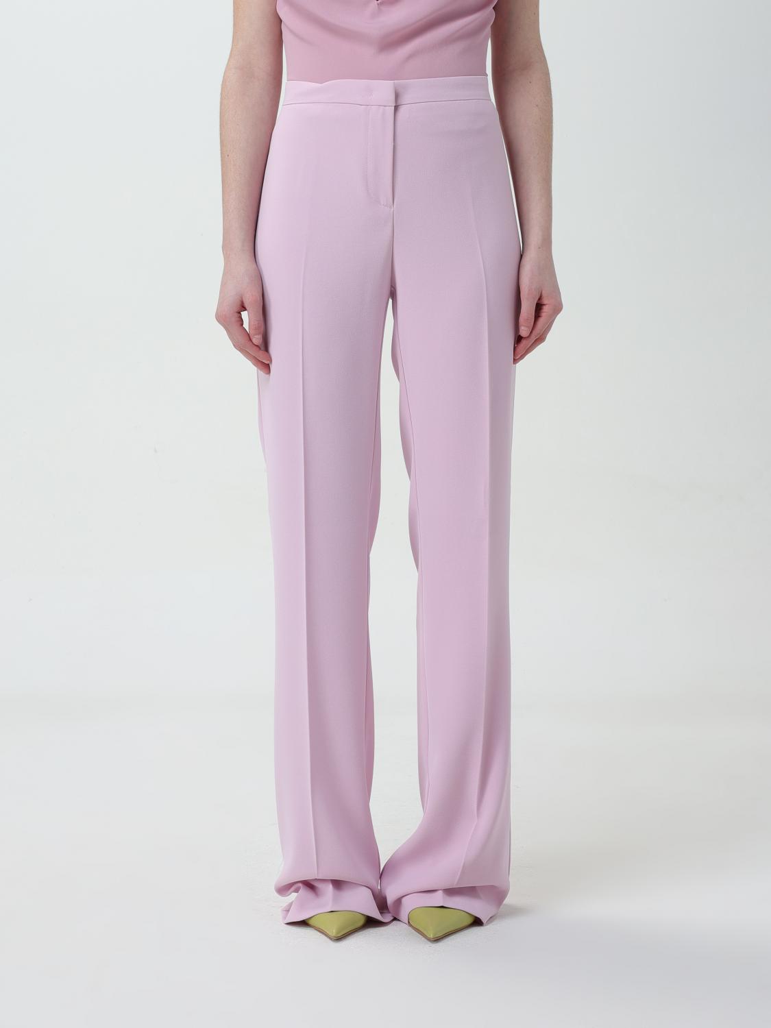 Trousers PINKO Woman colour Blush Pink