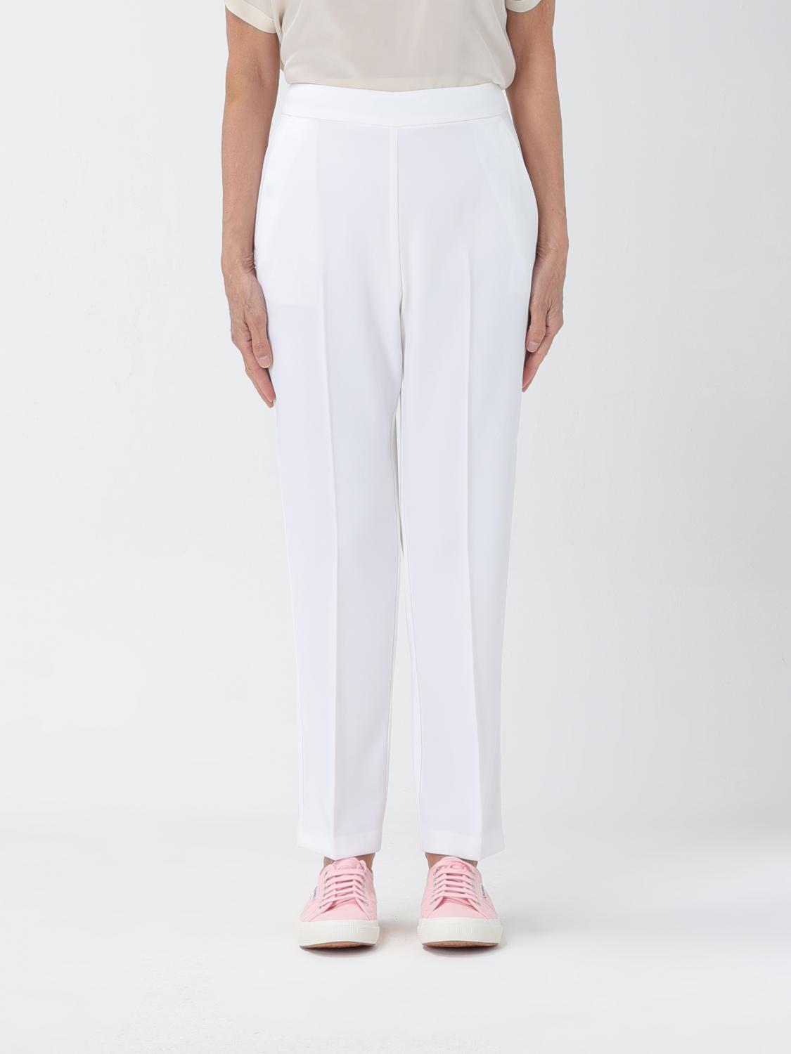 Trousers PINKO Woman colour White