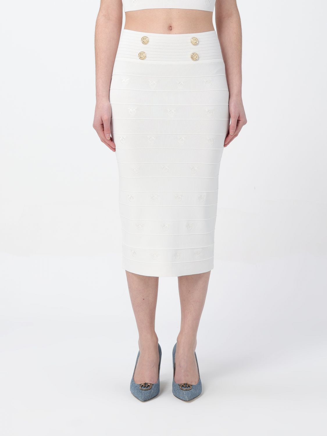 Pinko Skirt  Woman In White