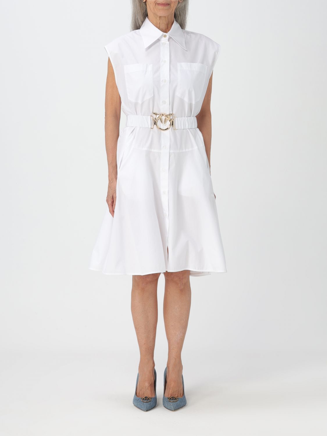 Pinko Dress  Woman Color White