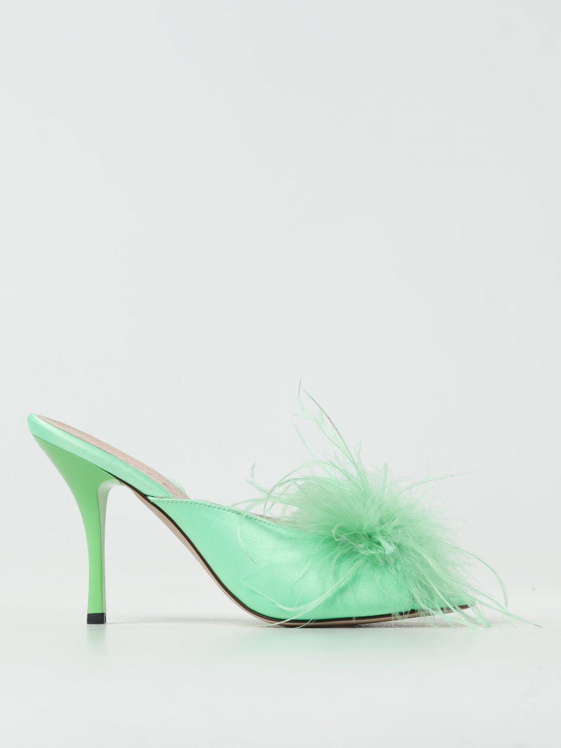 Pinko Heeled Sandals  Woman Color Green