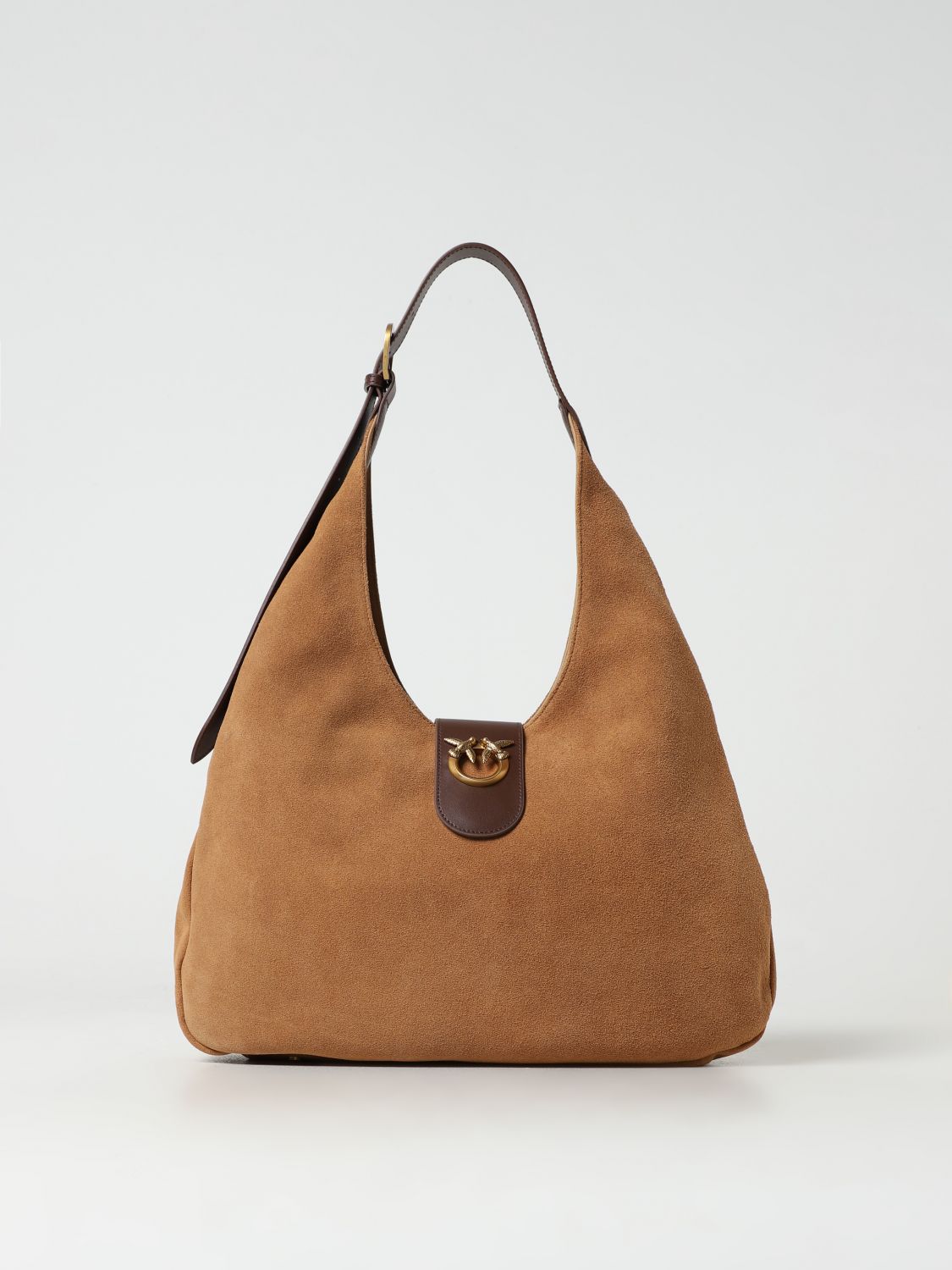 Shop Pinko Shoulder Bag  Woman Color Brown