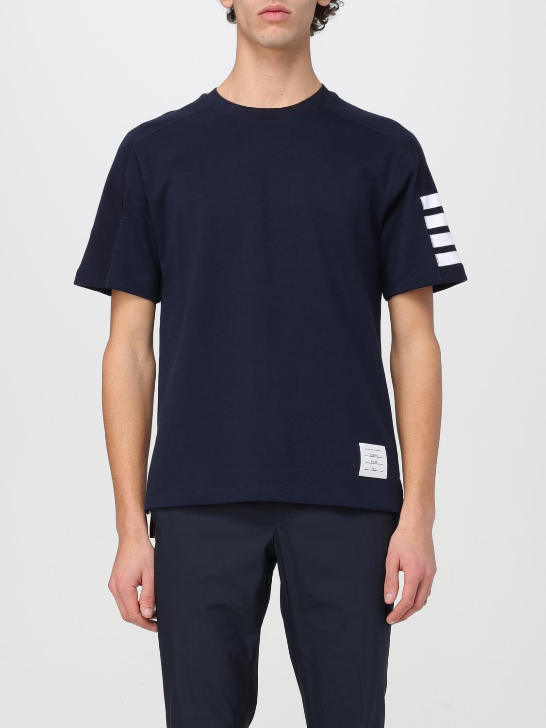 THOM BROWNE T-Shirt Herren Farbe Blau