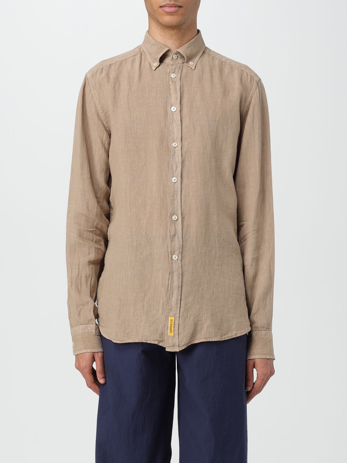 An American Tradition Shirt  Men Color Sand