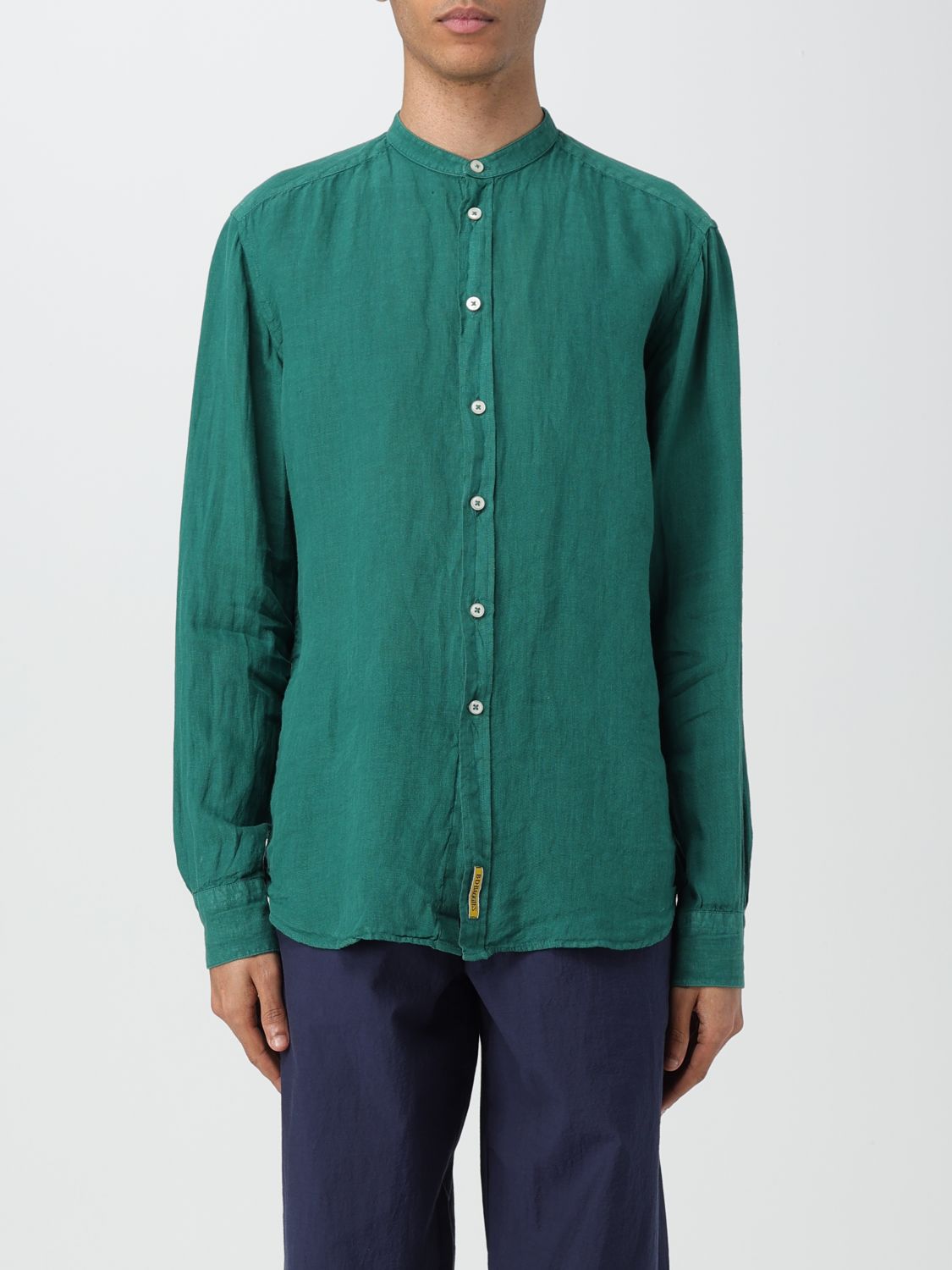 An American Tradition Shirt  Men Color Forest Green