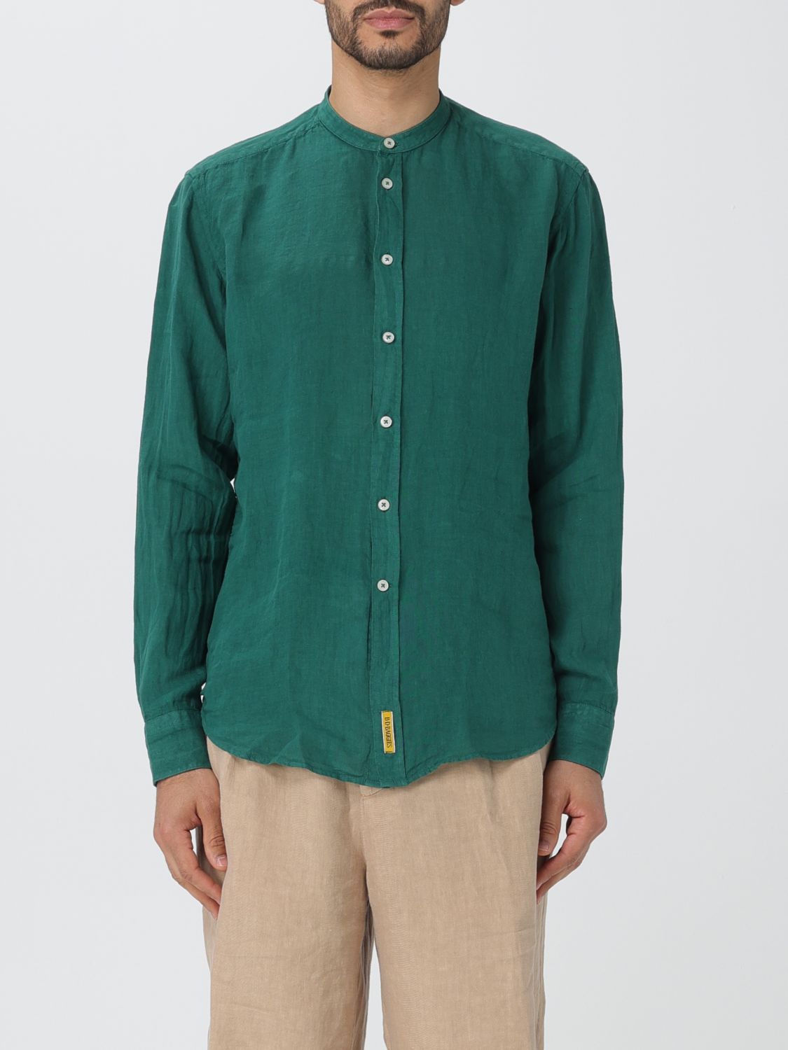 An American Tradition Shirt  Men In Forest Green