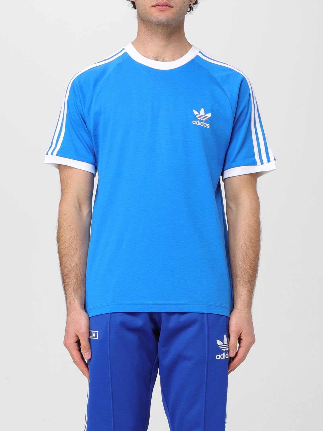Adidas Originals T-shirt  Herren Farbe Hellblau In Gnawed Blue
