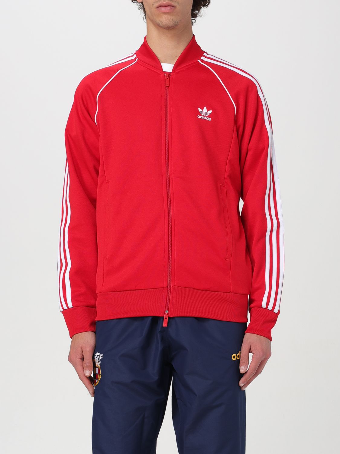 Shop Adidas Originals Sweatshirt  Men Color Red