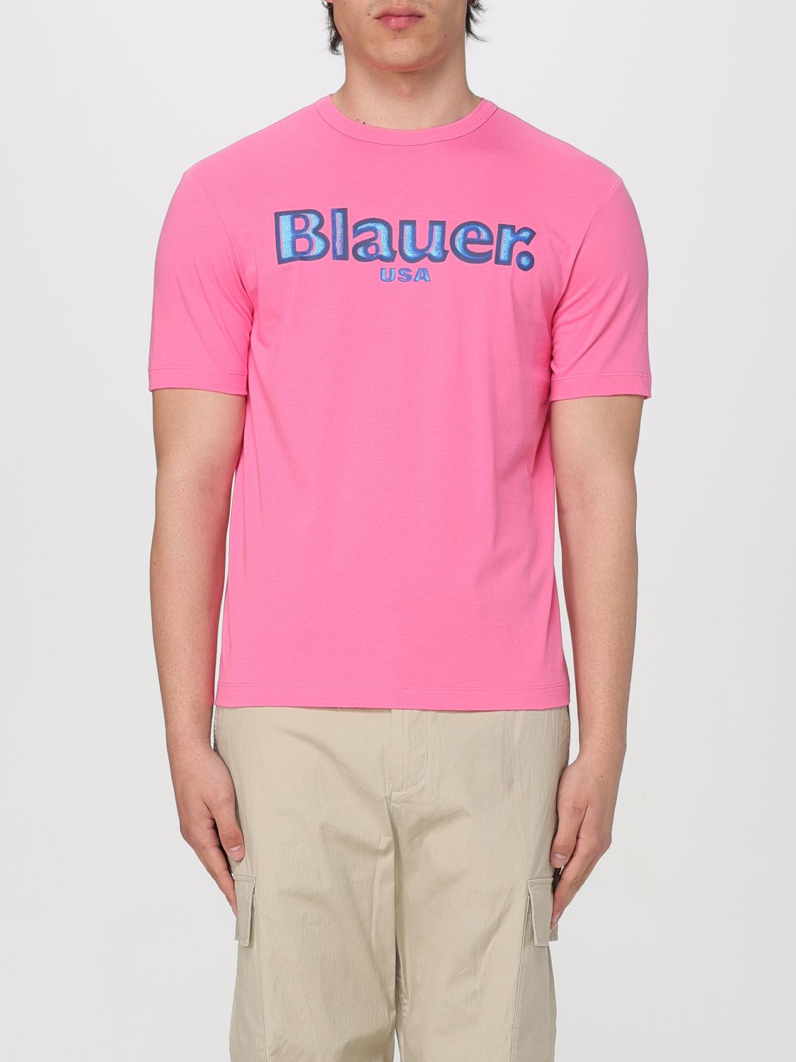 Blauer T-shirt  Men Colour Pink