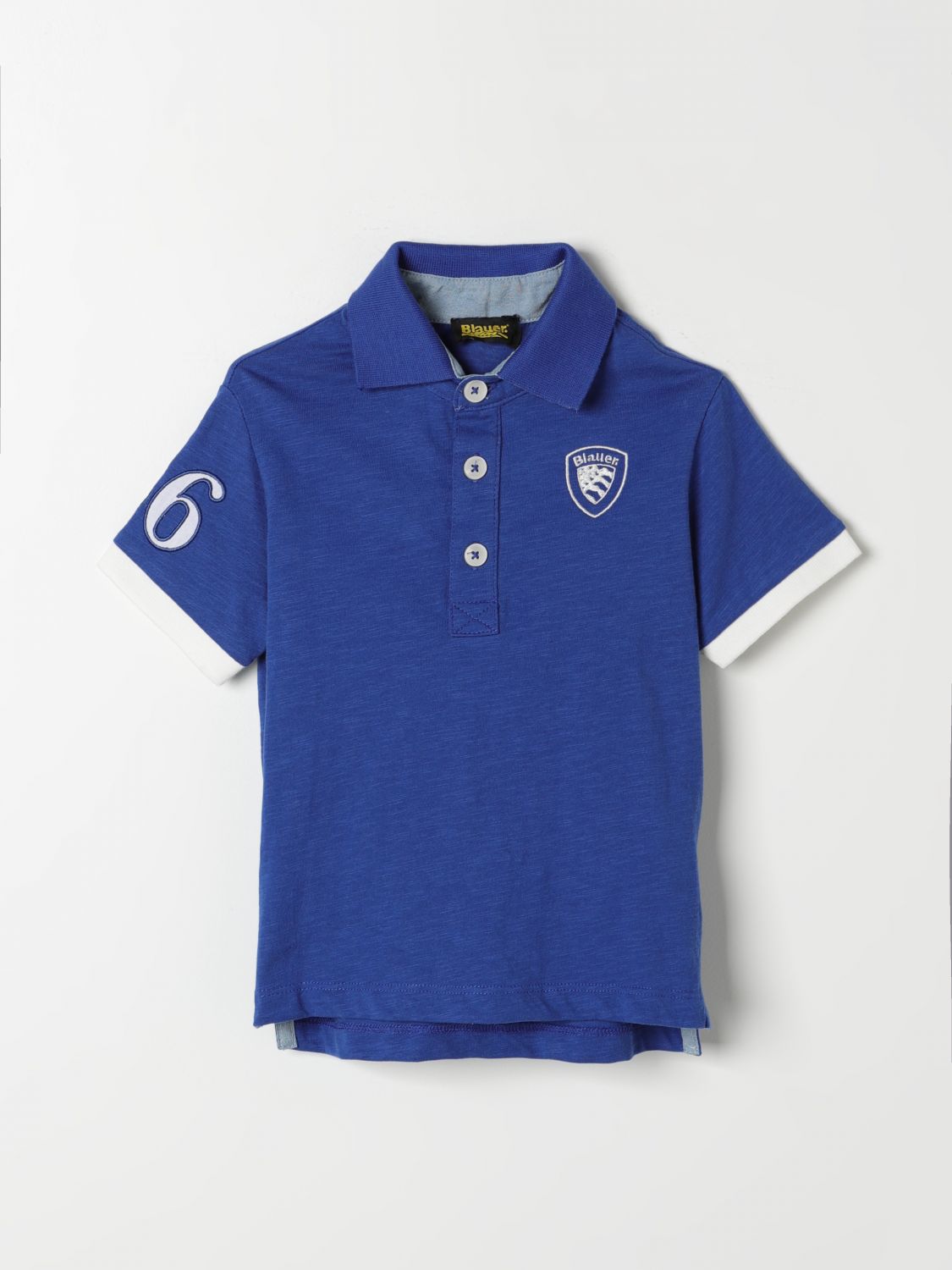 Shop Blauer Polo Shirt  Kids Color Royal Blue
