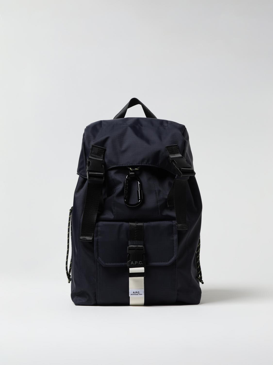 Backpack A. P.C. Men color Navy