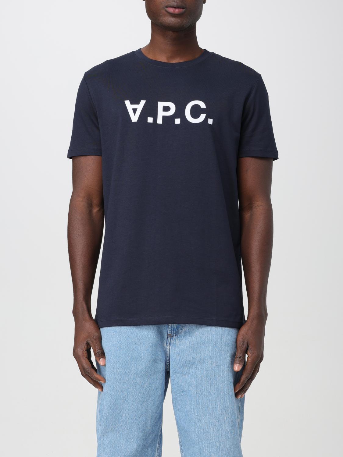 T-Shirt A.P.C. Men colour Blue