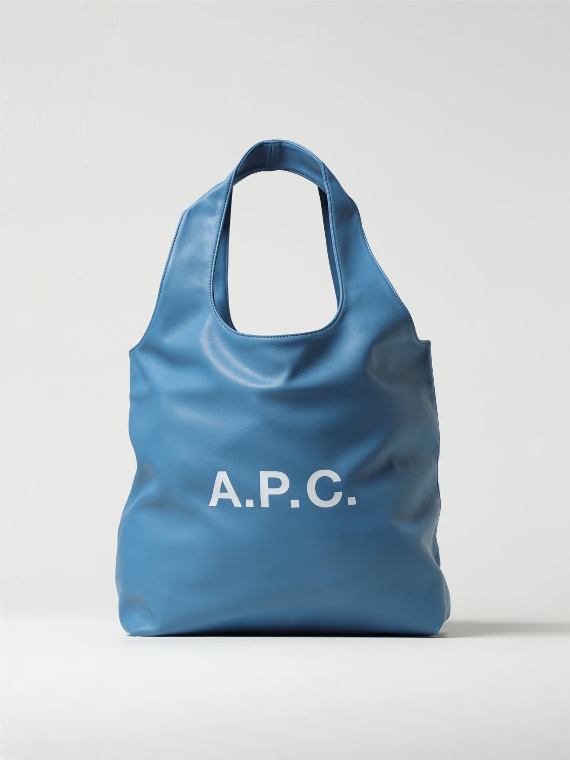 Apc Shoulder Bag A. P.c. Woman Color Gnawed Blue In Gnawed Blue