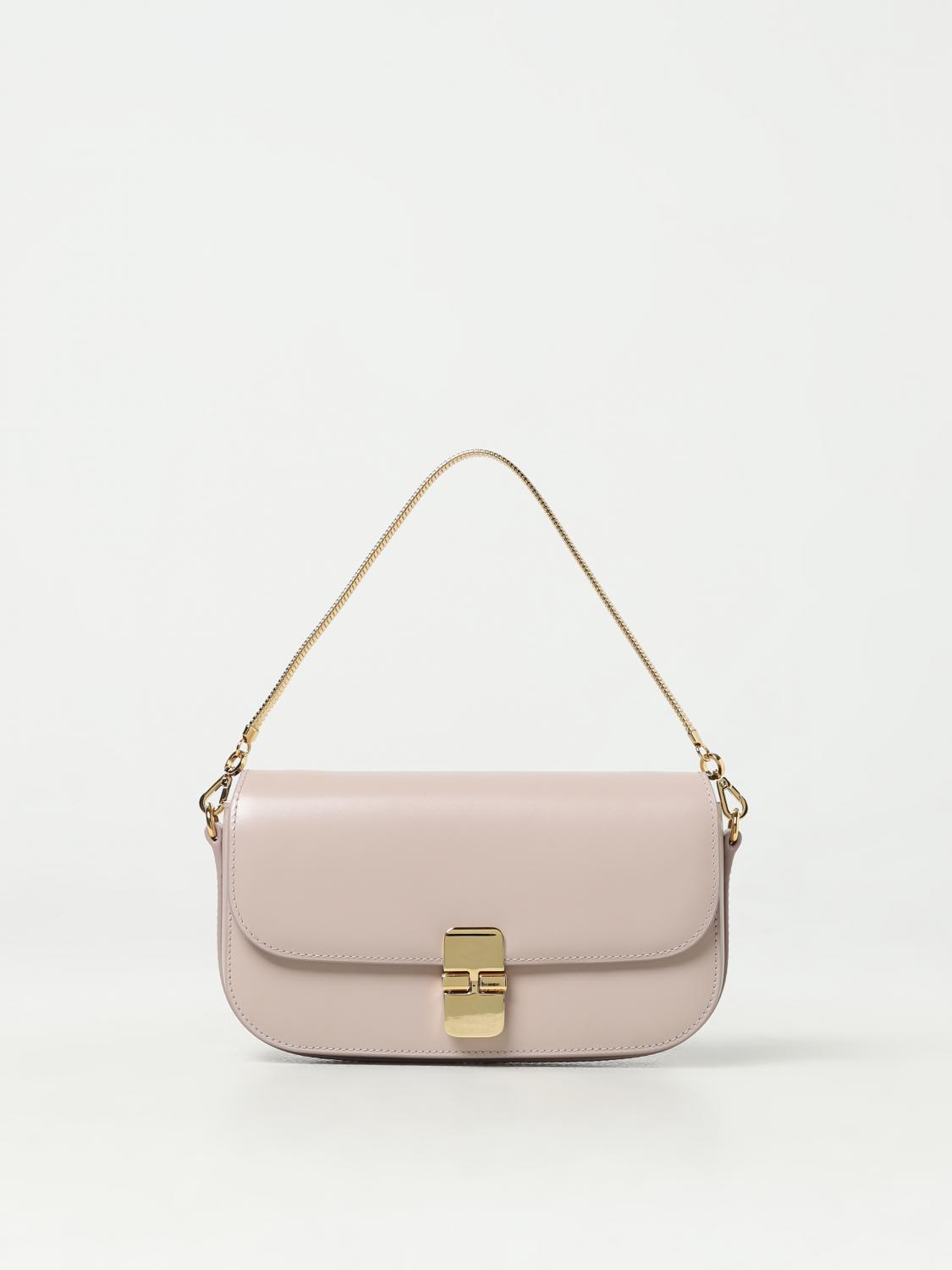 Shoulder Bag A.P.C. Woman colour Blush Pink