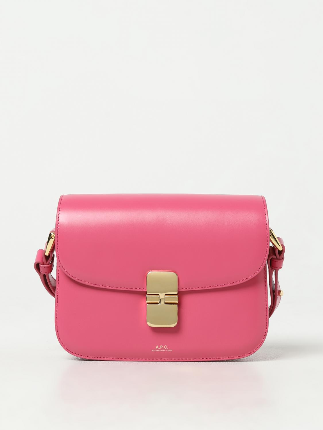 Shoulder Bag A.P.C. Woman colour Fuchsia