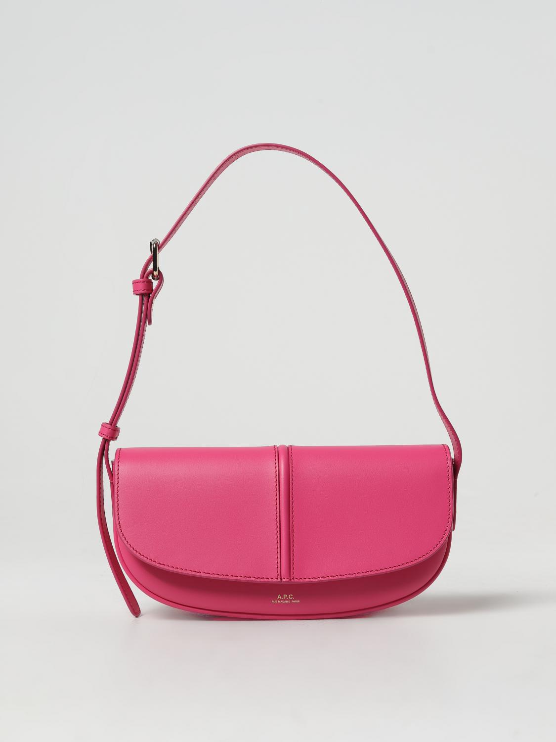 Shop Apc Shoulder Bag A. P.c. Woman Color Fuchsia