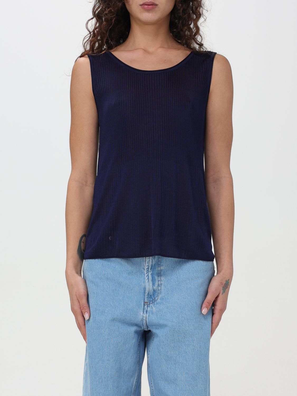 Top A.P.C. Woman colour Blue