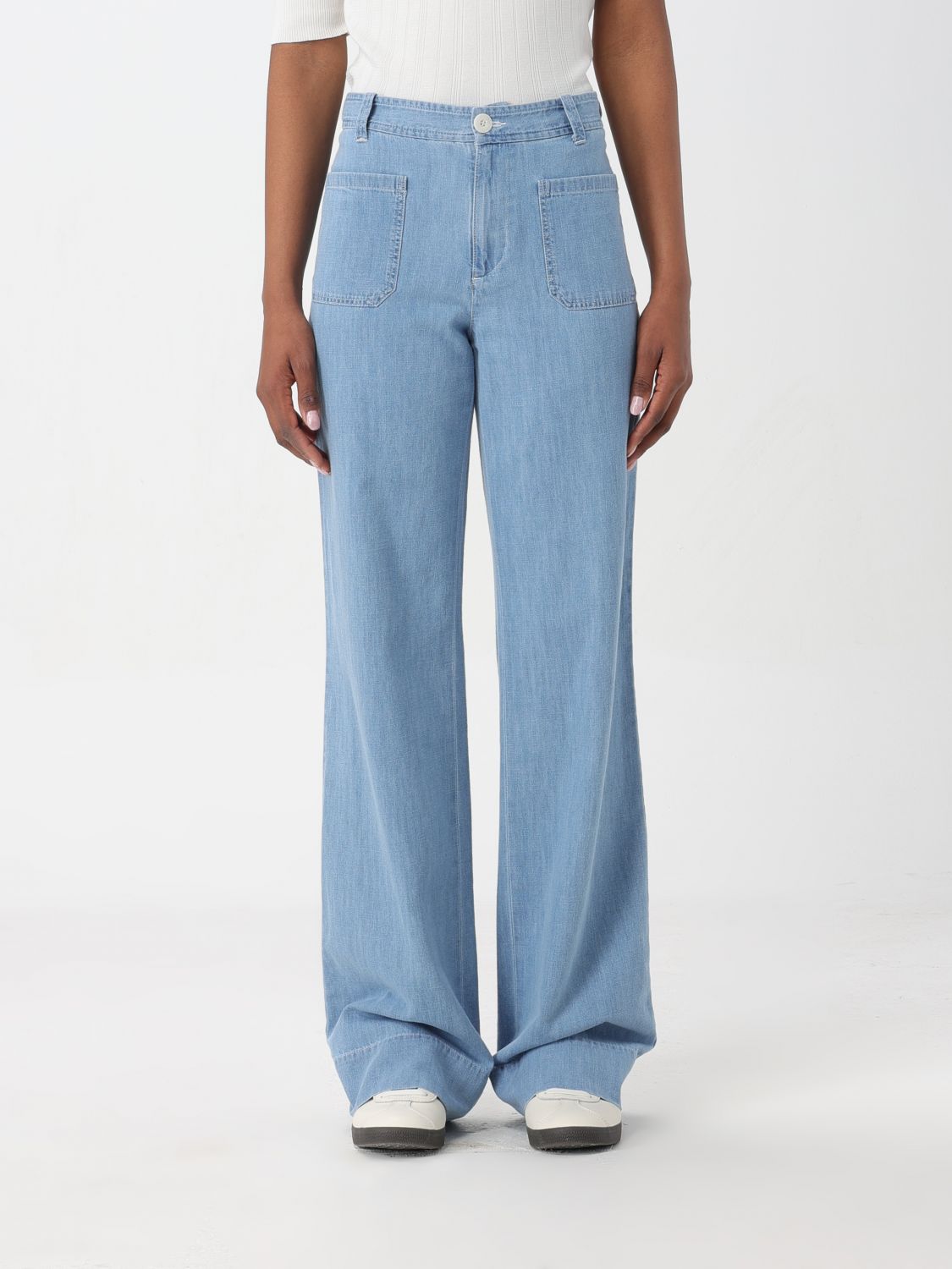 Shop Apc Jeans A.p.c. Woman Color Denim