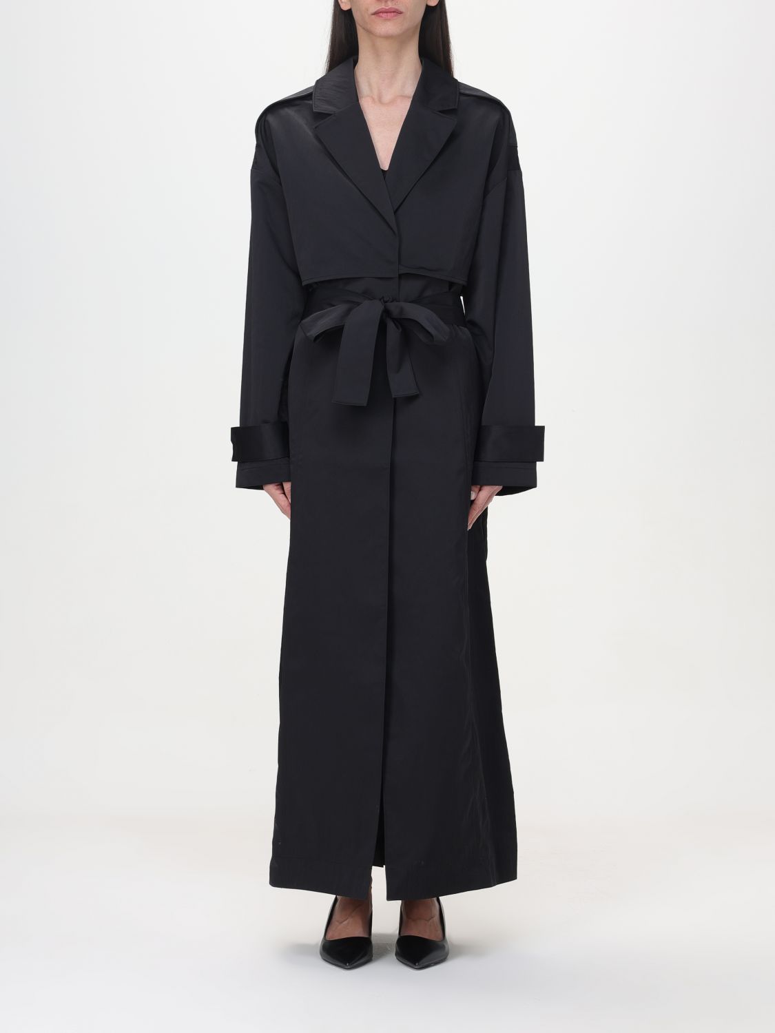 Calvin Klein Coat  Woman Color Black