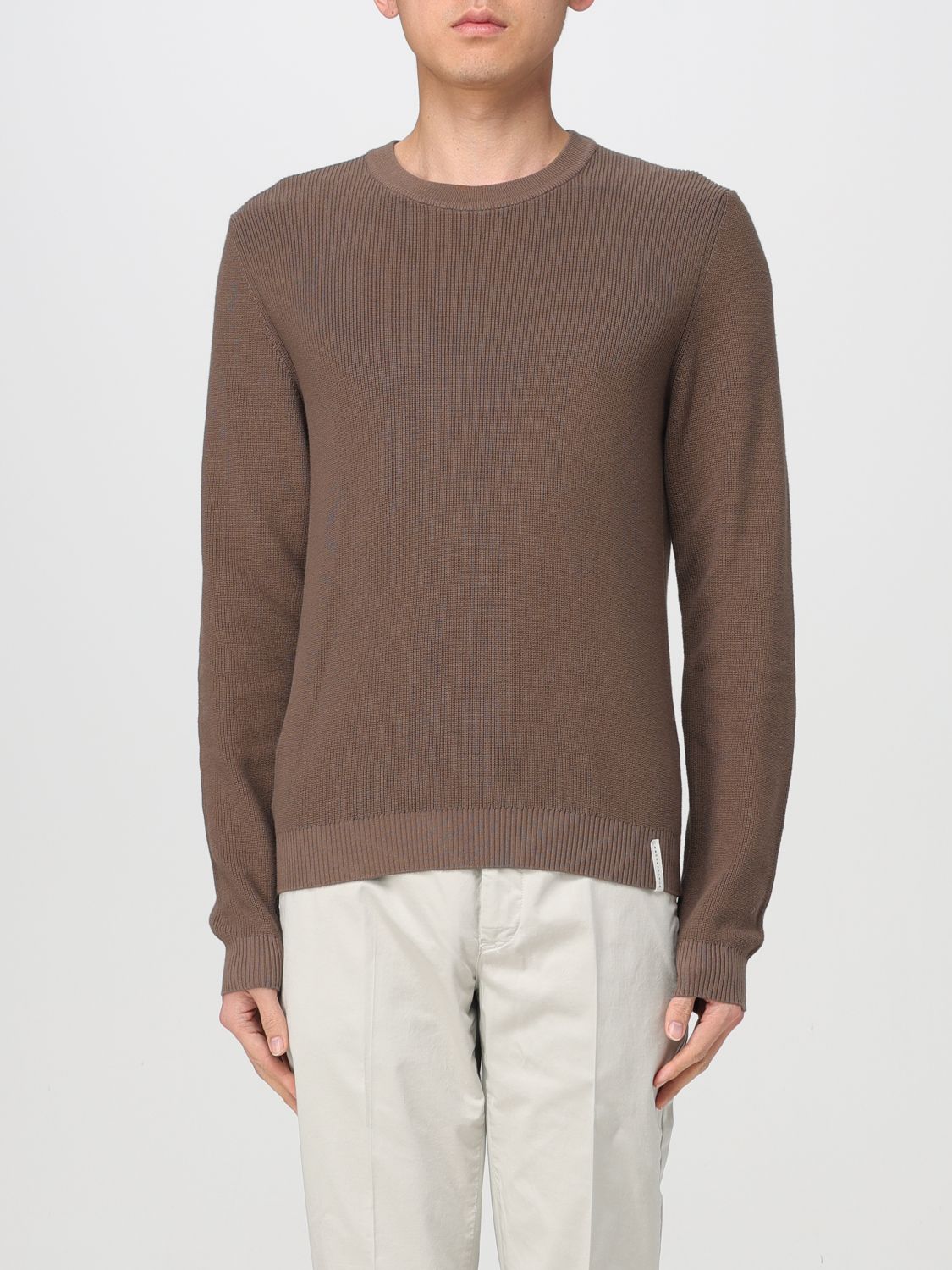 Brooksfield Sweater  Men Color Leather
