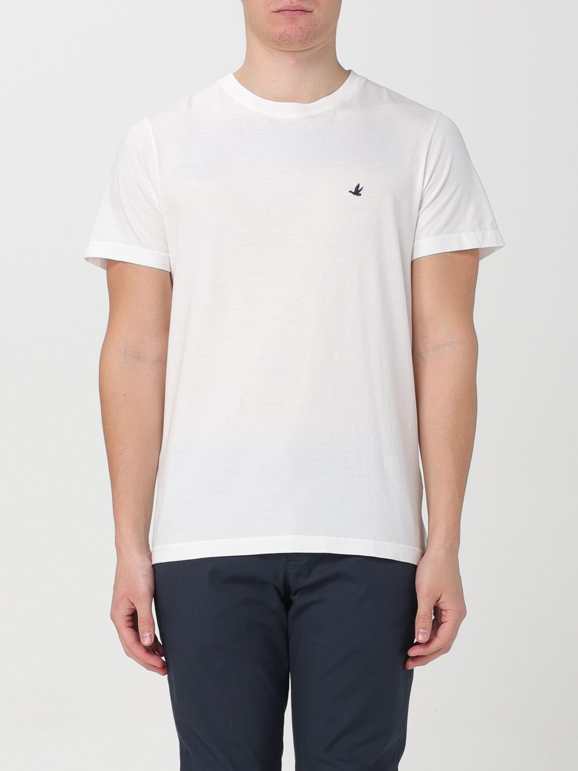 t-shirt brooksfield men colour white