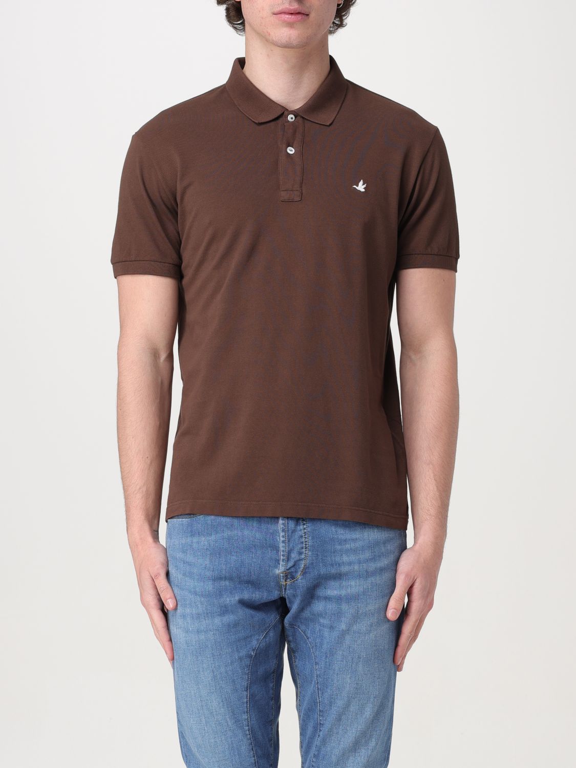 Brooksfield Polo Shirt  Men Color Brown