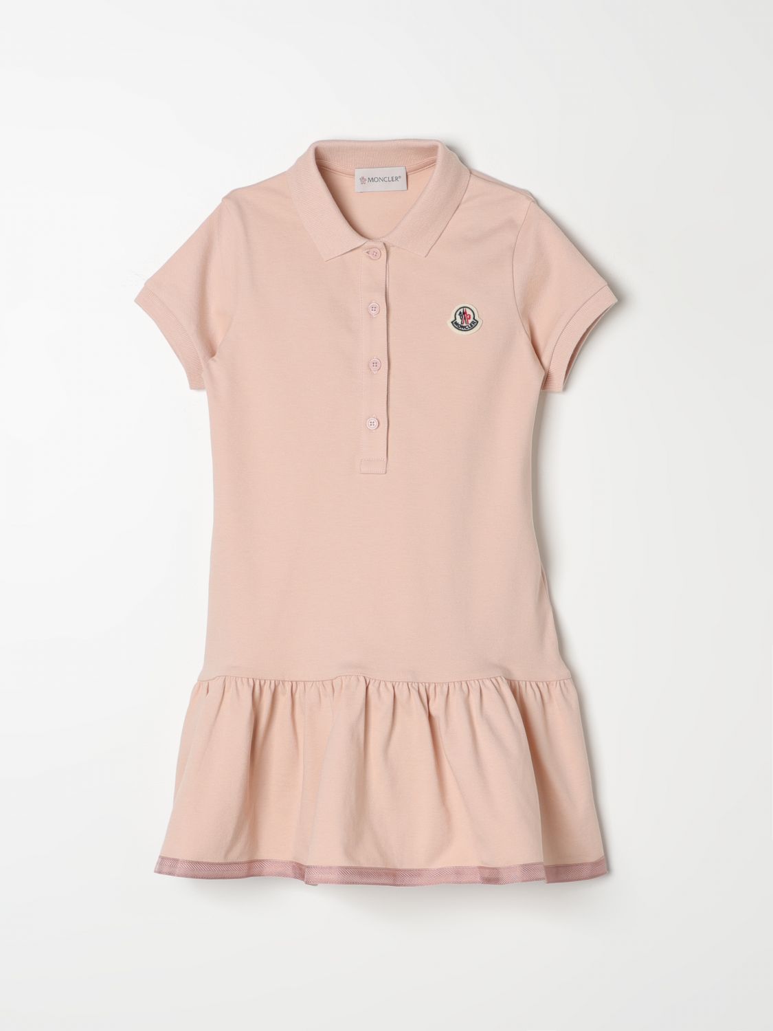 Shop Moncler Dress  Kids In Pink