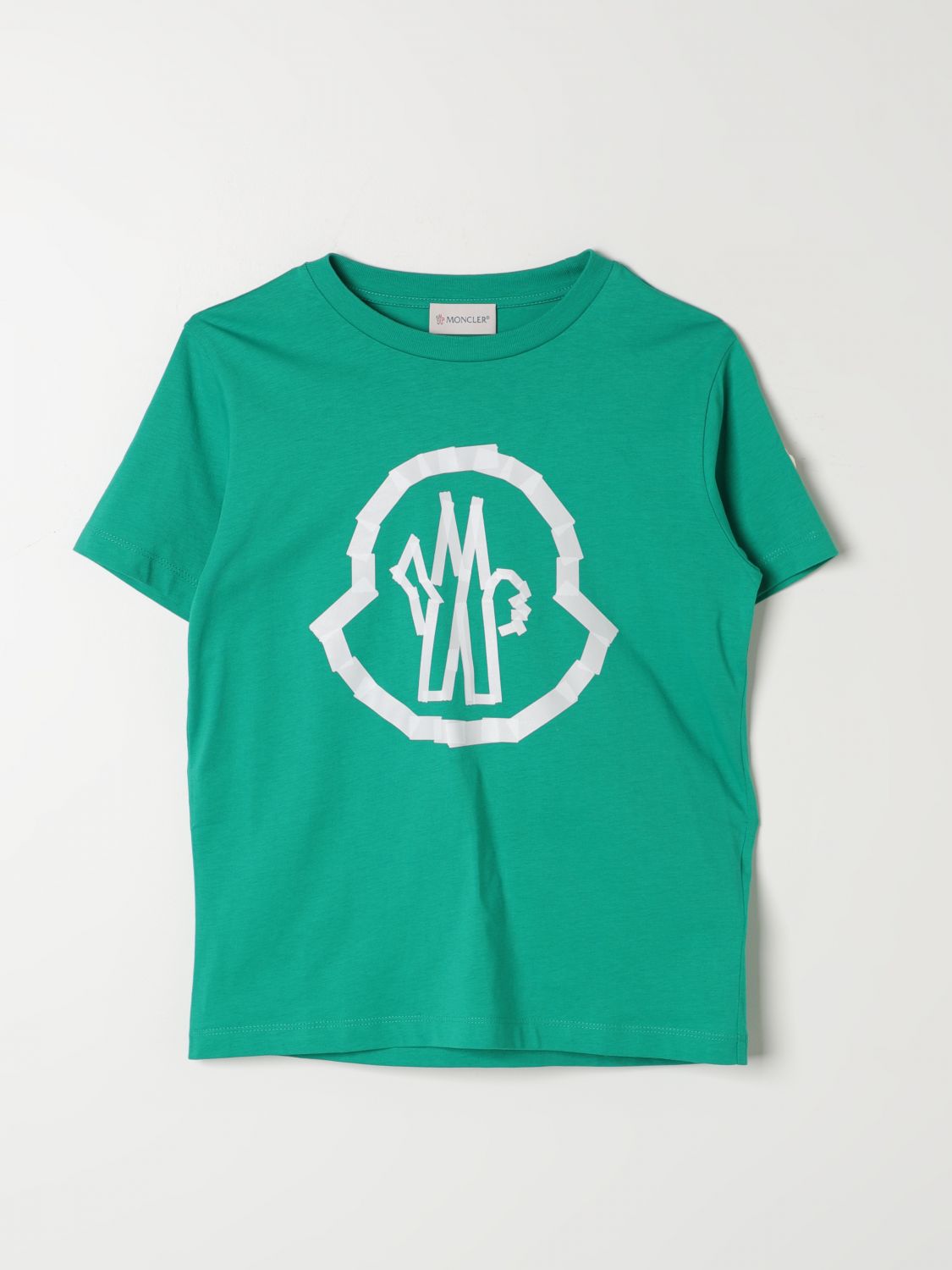 Moncler T-shirt  Kids Color Green