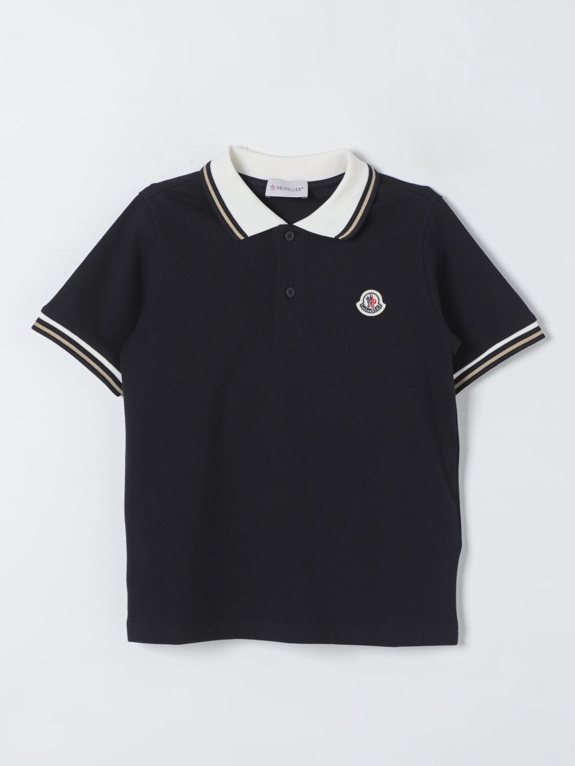 Polo Shirt MONCLER Kids colour Black