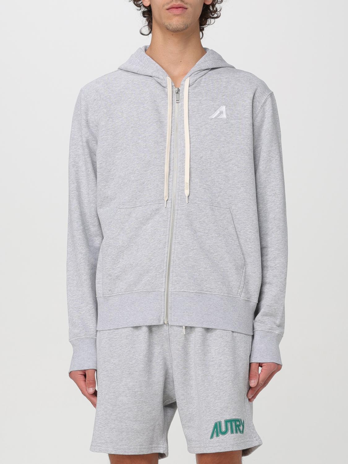 Shop Autry Sweatshirt  Men Color Grey