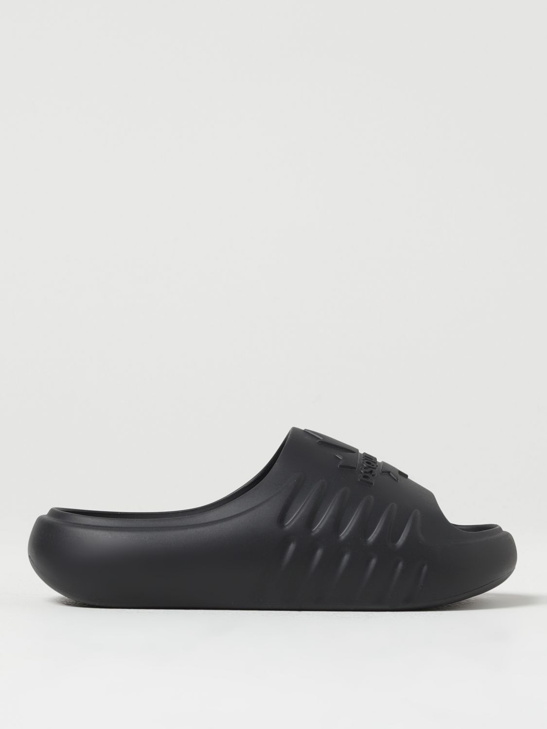 Shop Dsquared2 Flat Sandals  Woman Color Black