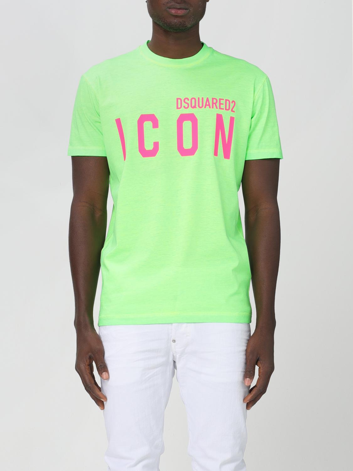 T-Shirt DSQUARED2 Men colour Green