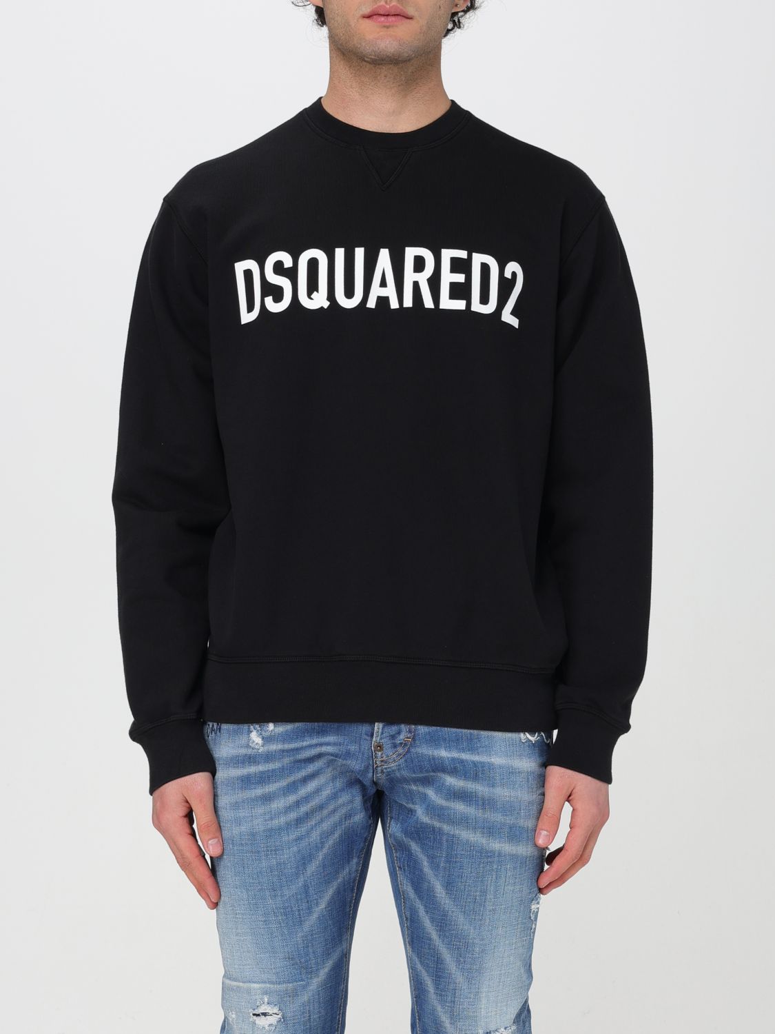 DSQUARED2 卫衣 DSQUARED2 男士 颜色 黑色,403716002