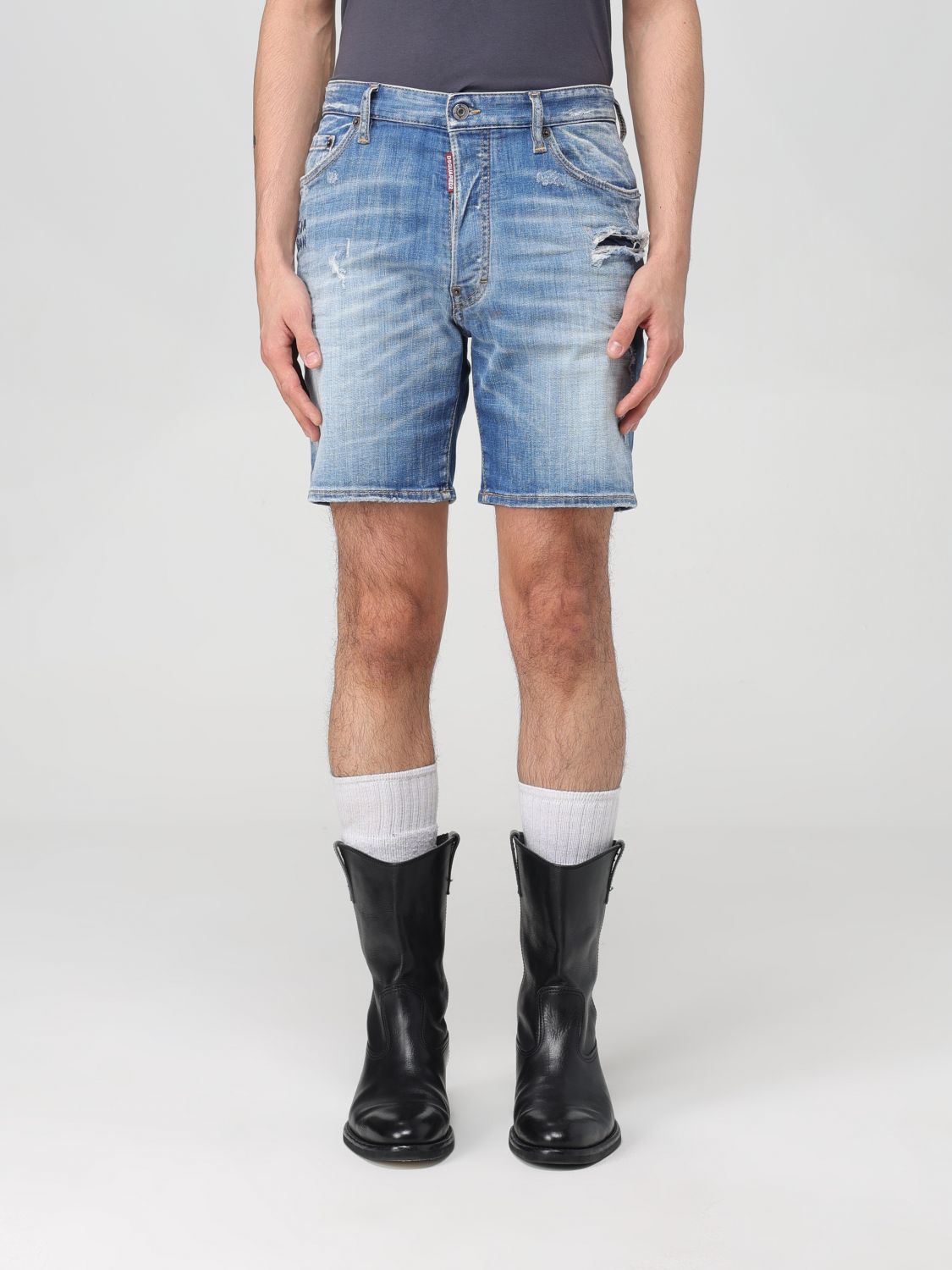 Short DSQUARED2 Men colour Denim