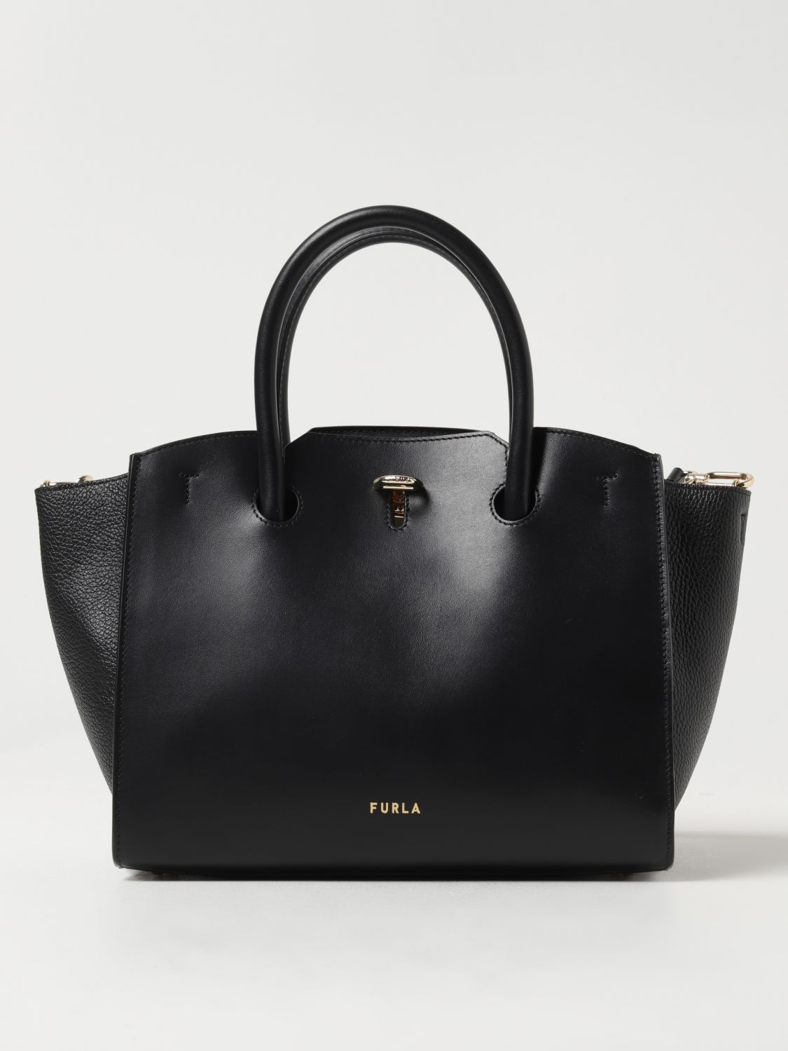 Shop Furla Handbag  Woman Color Black In 黑色